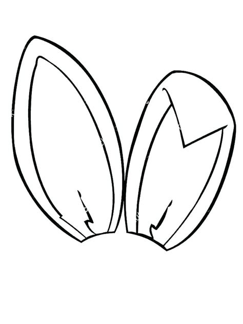 Coloring pages rabbit free to print. Ear Coloring Page at GetColorings.com | Free printable ...