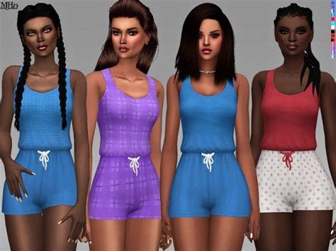 The Sims Resource Casual Romper By Margeh 75 Sims 4 Downloads Sims