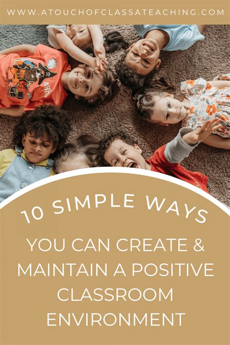 10 Ways To Create A Positive Classroom Environment Nash