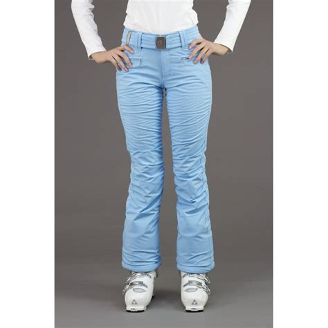 Bogner Luna Womens Fitted Ski Pant In Pale Blue