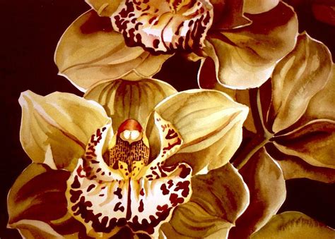 You could also consider painting them or purchasing those that have already been painted. Yellow Cymbidium Orchid Painting by Alfred Ng