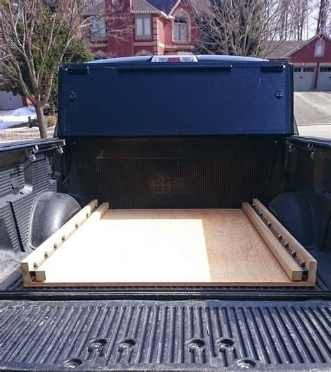 This tool box offers 20% more tool storage when used with dwst08165 and dwst08300 as part of a tower. DIY bed slide - Ford Truck Enthusiasts Forums | Truck bed box, Truck bed storage, Truck bed tool ...