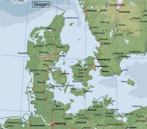 Karten von dänemark zum download angeboten werden. Dänemark Deutschland Karte
