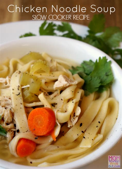 Get the recipe from pinch of yum. Slow Cooker Classic Chicken Noodle Soup Recipe