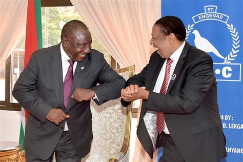 President Cyril Ramaphosa Meets With His Grace Bishop Dr B Flickr