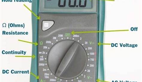 How to Use and Read a Digital Multimeter for Beginners