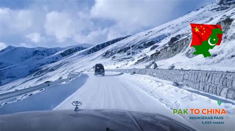 Road Drive On Karakoram Highway Kkh From Pakistan To China Border