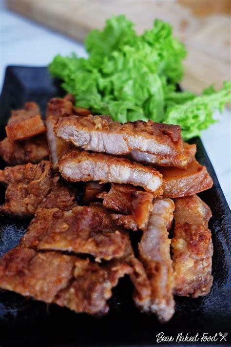 You have no idea how long i had been wanting to find a recipe for these noodles. Chinese Air-Fry Pork Belly | Bear Naked Food