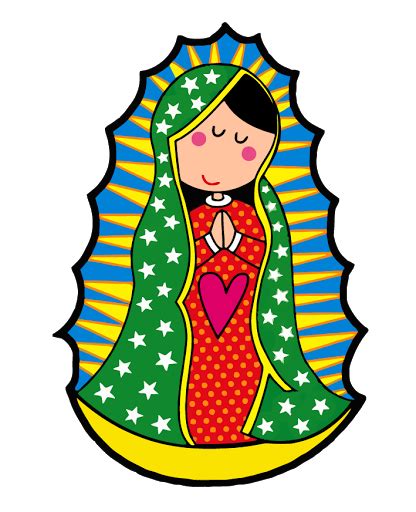 Imágenes De La Virgen De Guadalupe Para Niños Dibujos 