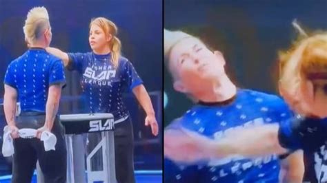 Woman Lands Brutal Slap At Slapping Championship Flipboard