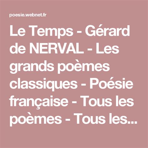 Épinglé Sur Gérard De Nerval