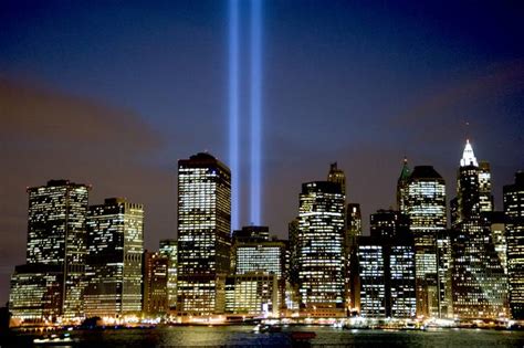 2021 Tribute In Light In New York City Remember 911 On Its 20th