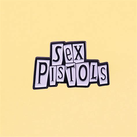 Sex Pistols Band Enamel Pins Metal Cartoon Brooch Men Women Fashion