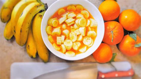 Orange Juice And Banana Easy Recipe Youtube