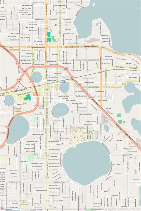 Detailed Editable Vector Map Of Lakeland Map Illustrators