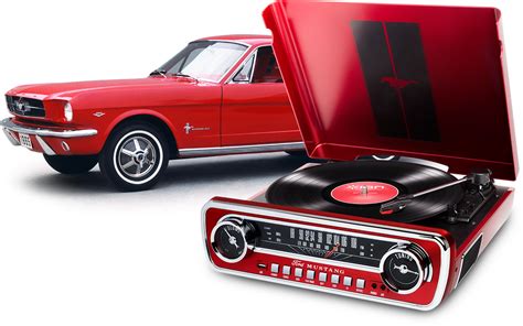 Ion 1965 Ford Mustang Lp Car Styled Turntable Record Player