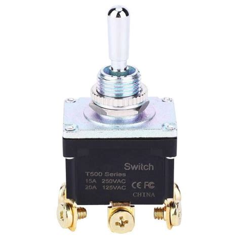Heavy Duty Toggle Switch Control Dpdt 2 Pole Double Throw 6 Term Onoff