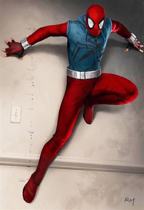 Spider Man Homecoming Concept Art Reveals Scarlet Spider Suit Design