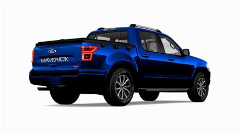2022 Ford Maverick Unibody Pickup Truck Rendered With All New Bronco