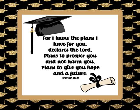 Graduation 2021 Sign Jeremiah 2911 F Or I Know The Plans I Etsy Uk