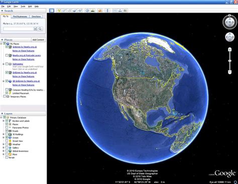 Google Earth World Map Satellite United States Map