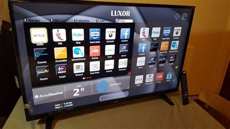 3840 × 1600 (2.40∶1 or 12∶5); LUXOR 40-Inch SMART 4K ULTRA HD LED TV, Built-in Wifi ...