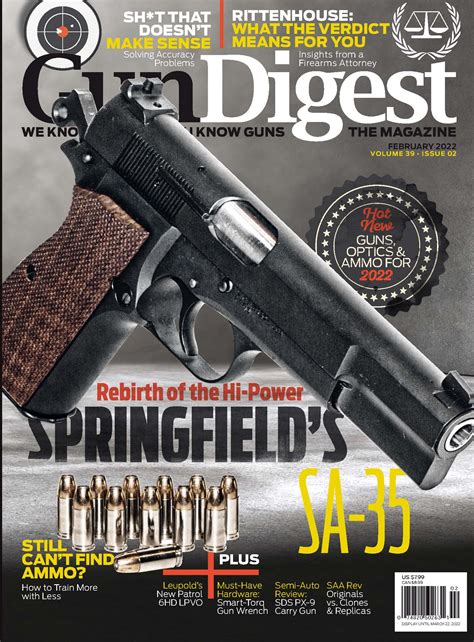 Gun Digest Magazine February 2022 Digital Pdf Download Gundigest