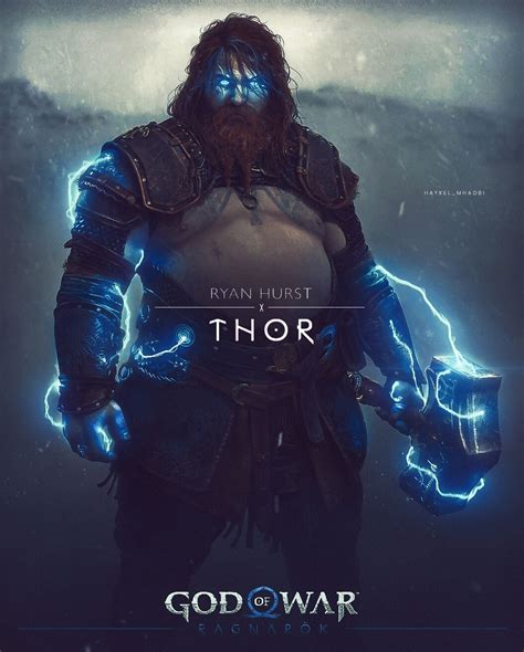 Thor From God Of War Ragnarök Body Text Rgodofwar