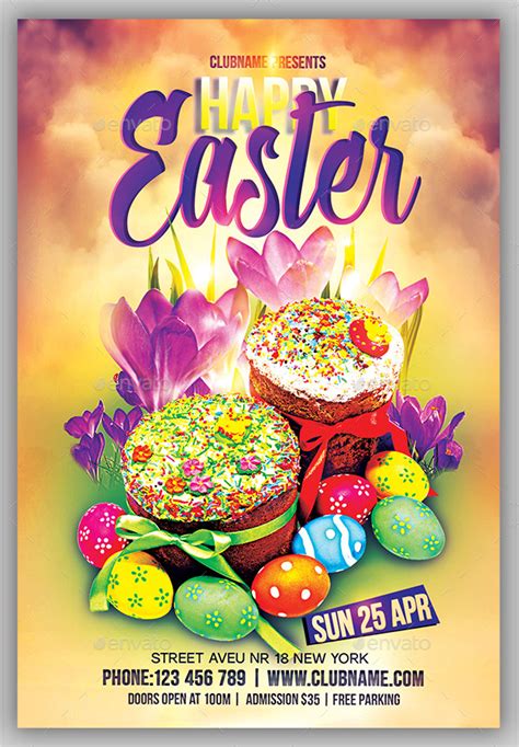 35 Easter Flyer Templates Free And Premium Download