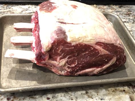 It doesn't get better than that. Alton Brown Prime Rib Roast Reverse Sear / Dry Aged Standing Rib Roast With Sage Jusrecipe ...