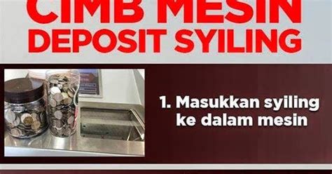 Remove the stapler pins if any before depositing cash into the machine. Pak Cah's Blog: Mesin Deposit Syiling (Coin Deposit Machine)