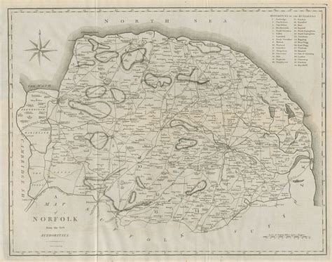 A Map Of Middlesex From The Best Authorities County Map Cary 1789 Old