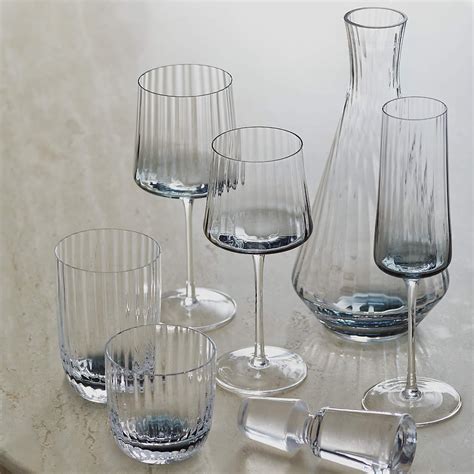 elegant glasses crate and barrel ezra optic champagne glasses stylish and trendy dinnerware