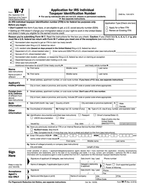 W7 Instructions 2016 2024 Form Fill Out And Sign Printable Pdf