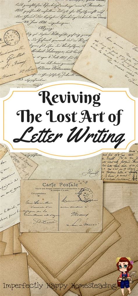 The Lost Art Of Letter Writing The Imperfectly Happy Home Letter