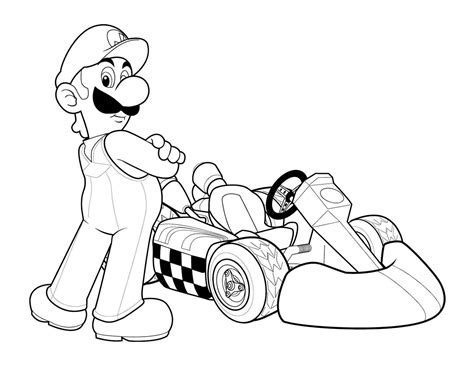 Dibujo De Super Mario Bros Para Colorear Dibujos Para