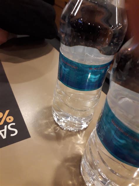My Local Restaurant Places 2 Water Bottles On The Table Without Saying