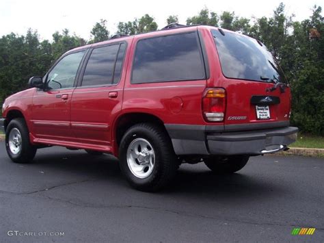 Need mpg information on the 2002 ford explorer? 1999 Bright Red Clearcoat Ford Explorer XLT 4x4 #30722745 ...