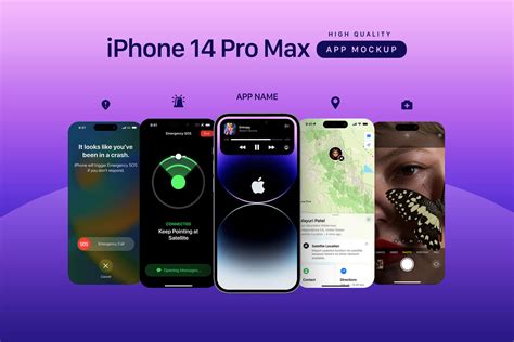 New Iphone 14 Pro Max App Screen Mockup Psd Free Psfiles