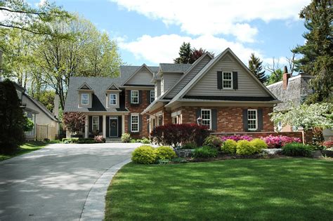 Grey siding house house paint exterior exterior paint colors exterior house colors paint colors for home siding colors for houses orange brick siding options black shutters. House with Black Shutters | Red brick house with exteriors ...