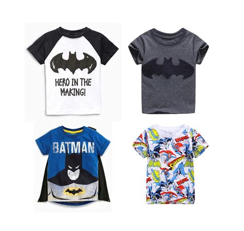 2017 New Brand Boys T Shirt Batman Boys Clothes Kids Clothes Designer