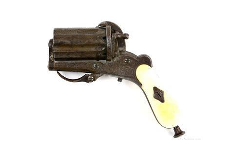 Antique Pinfire Revolver Sn Apfp