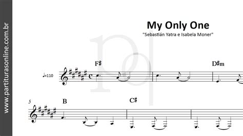 My Only One ♪ Sebastián Yatra Partitura Youtube