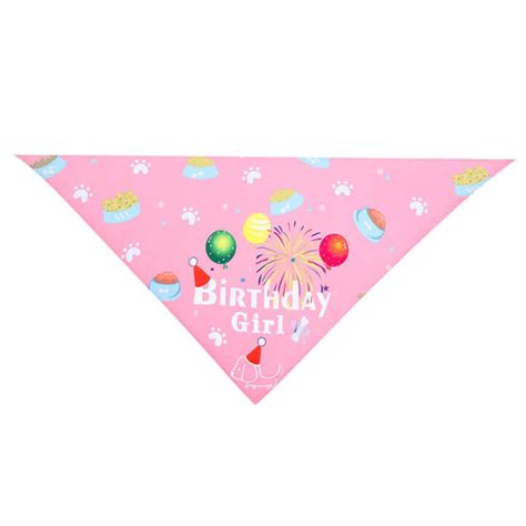 Dog Bandana Birthday Girl Pink Pet Bliss Ireland