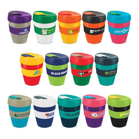 Promotional Reusable Coffee Cups - 350ml capacity - Bongo