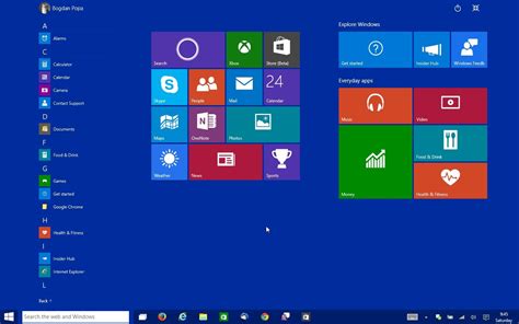 Windows 10 Build 9926 Screenshots