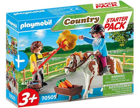 Playmobil Country Starter Pack Reiterhof Ergänzungsset 70505 Pferde