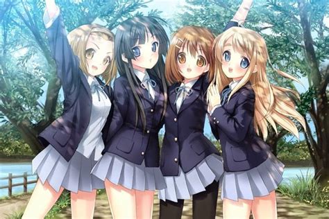 4 Best Friends Anime Anime Best Friends Forever Hd Anime