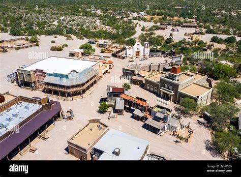 Old Tucson Studios, movie set and theme park, Tucson, AZ, USA Stock