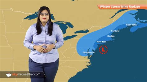 Winter Storm Niko Heavy Snow And Blizzard To Hit New York Boston